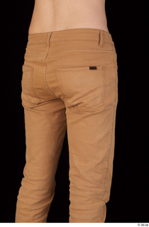 Falcon White brown trousers casual dressed hips thigh 0006.jpg